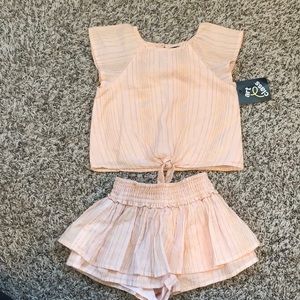 NWT 2T art class two piece summer outfit shorts and top
